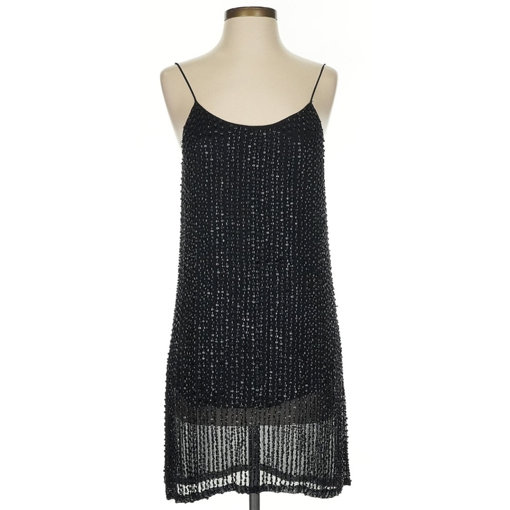 Parker • Black Beaded Sleeveless Dress